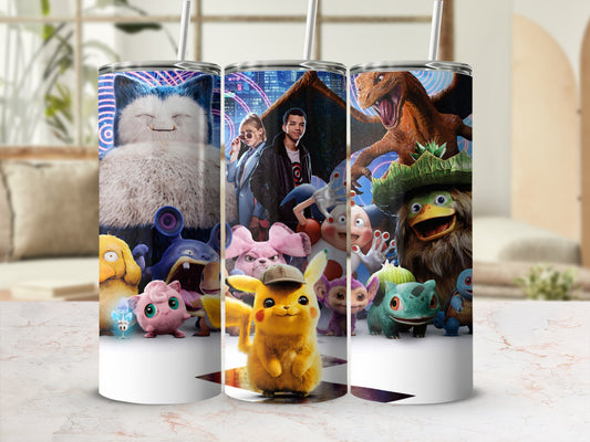 Vibrant Cartoon Characters Insulated Tumbler Product