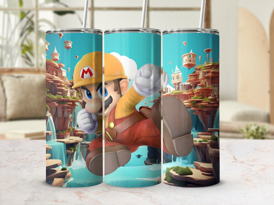 Vibrant Cartoon Character Adventure Themed Drink Container