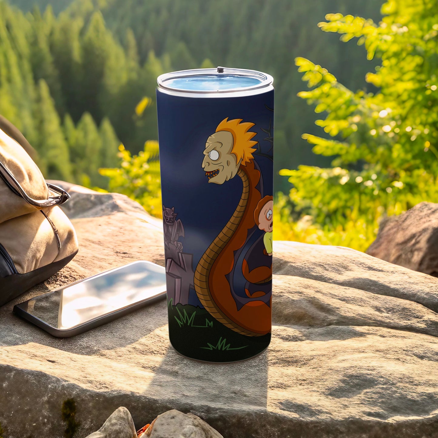 Cartoon Style Fantasy Character Design Tumbler Flask