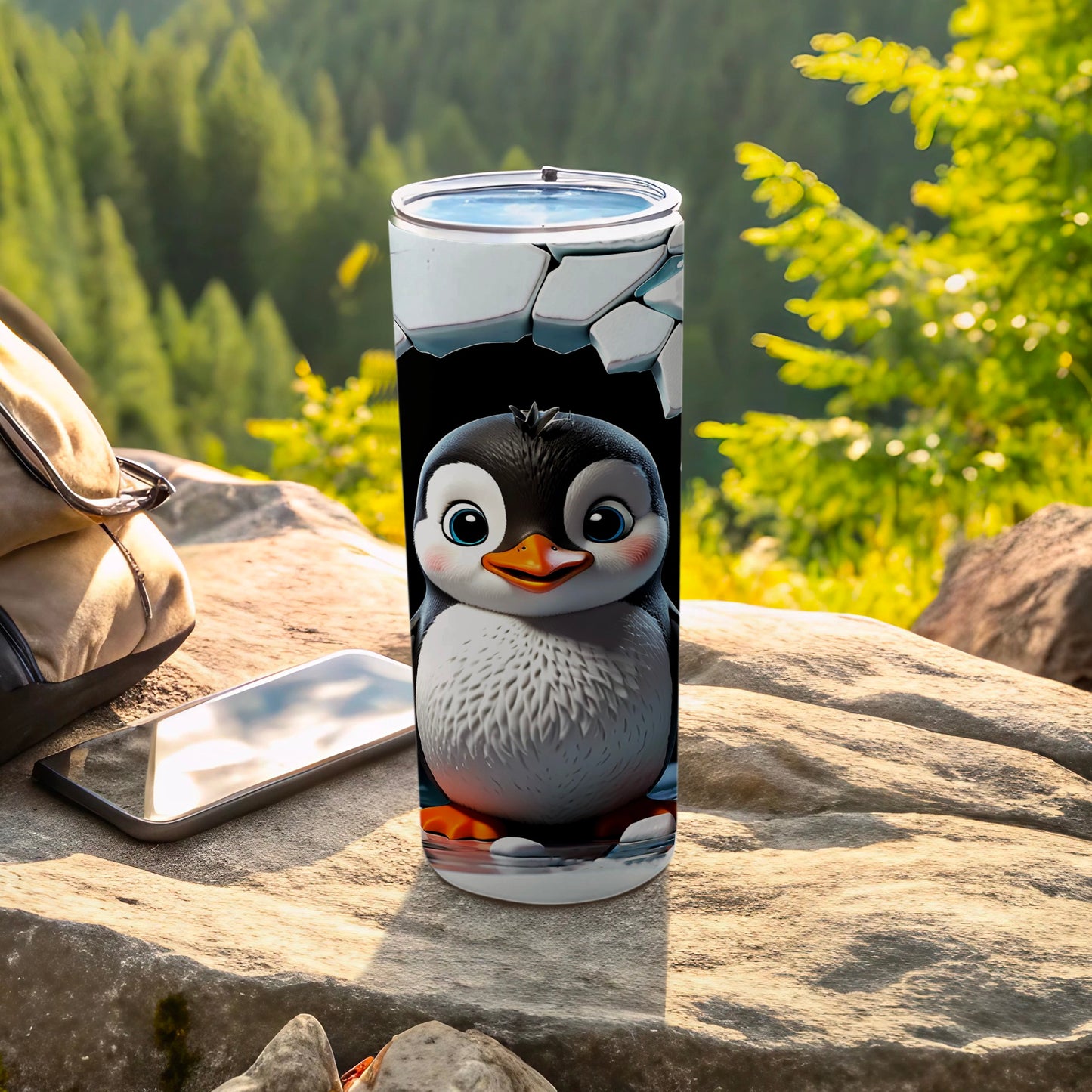 Cute Baby Penguin Design Tumbler Cup Insulated Product