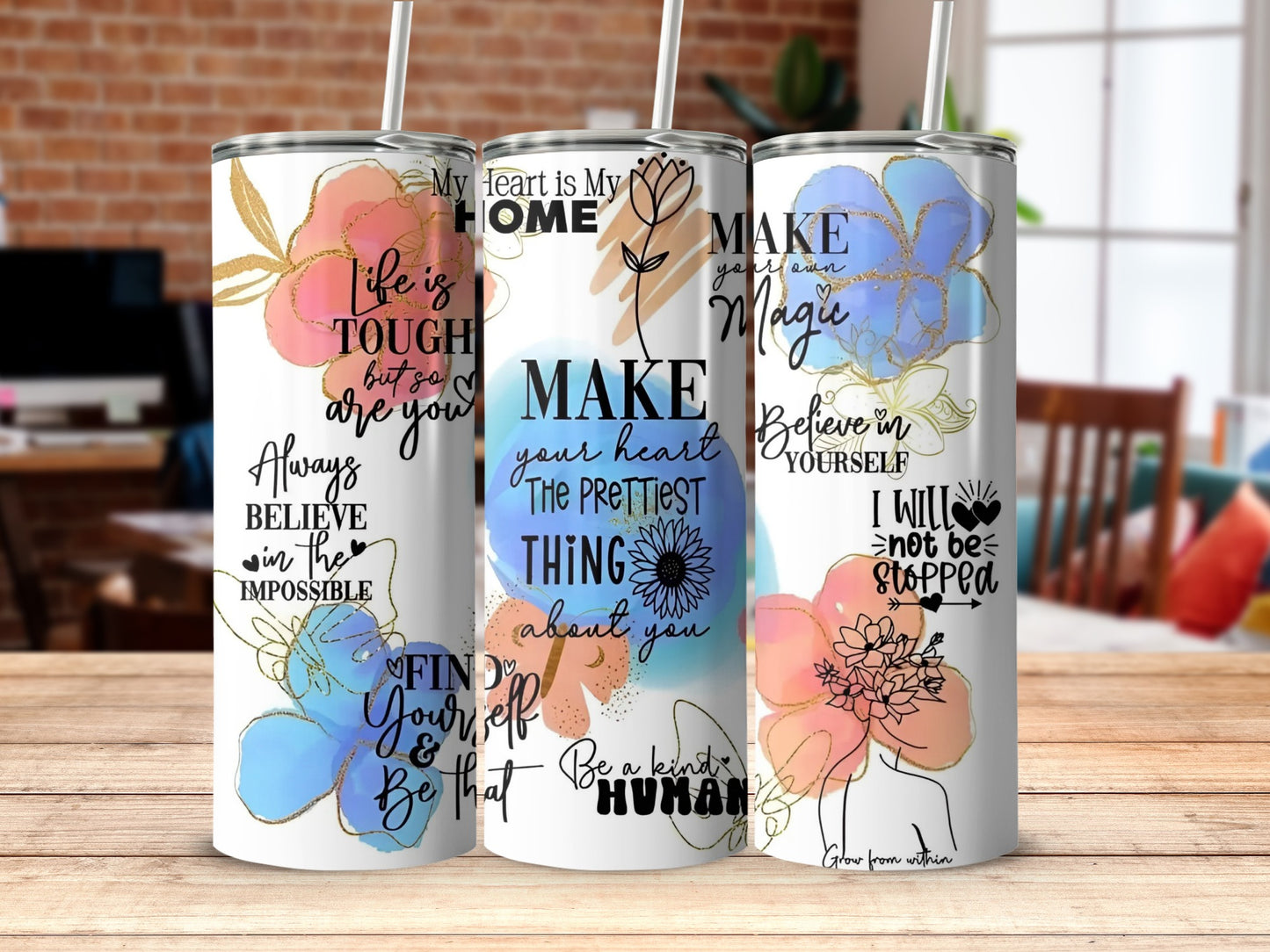 Inspirational Quotes Tumbler for Daily Motivation