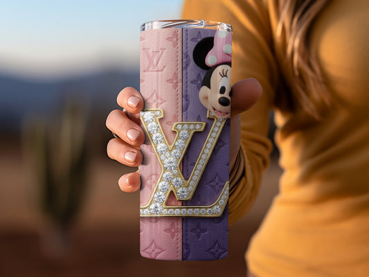 Minnie Mouse LV Personalized Insulated Tumbler Cup