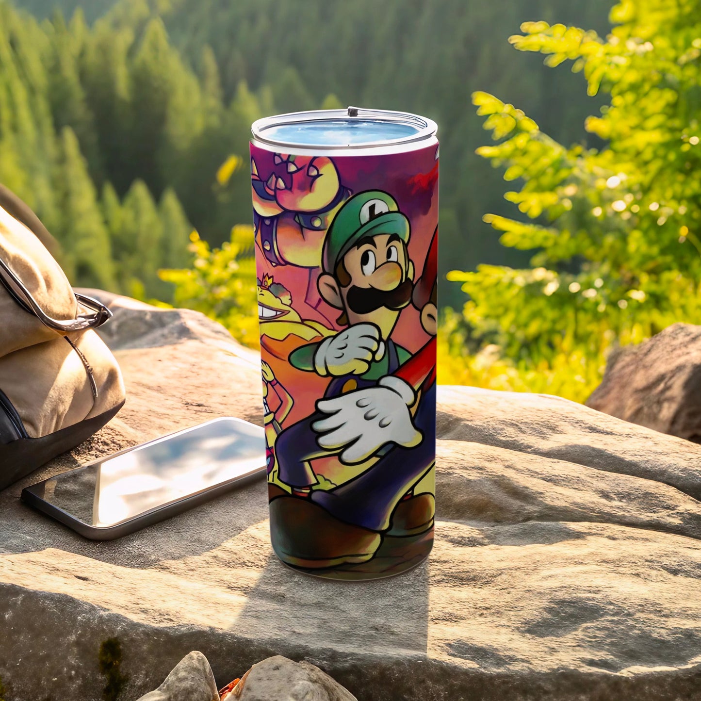 Colorful Character Design Travel Tumbler for Everyday Use