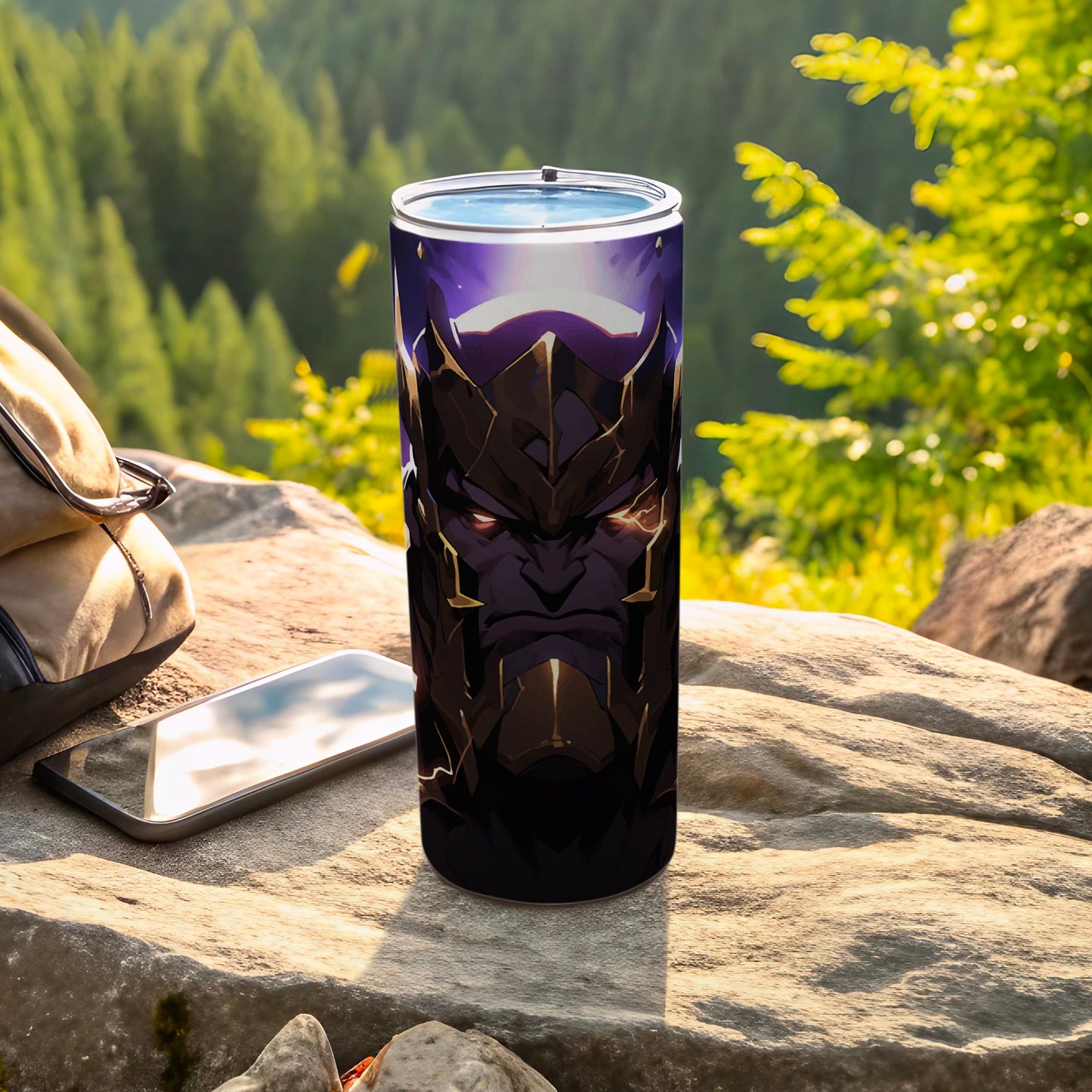 Dark and Powerful Character Design Tumbler Cup