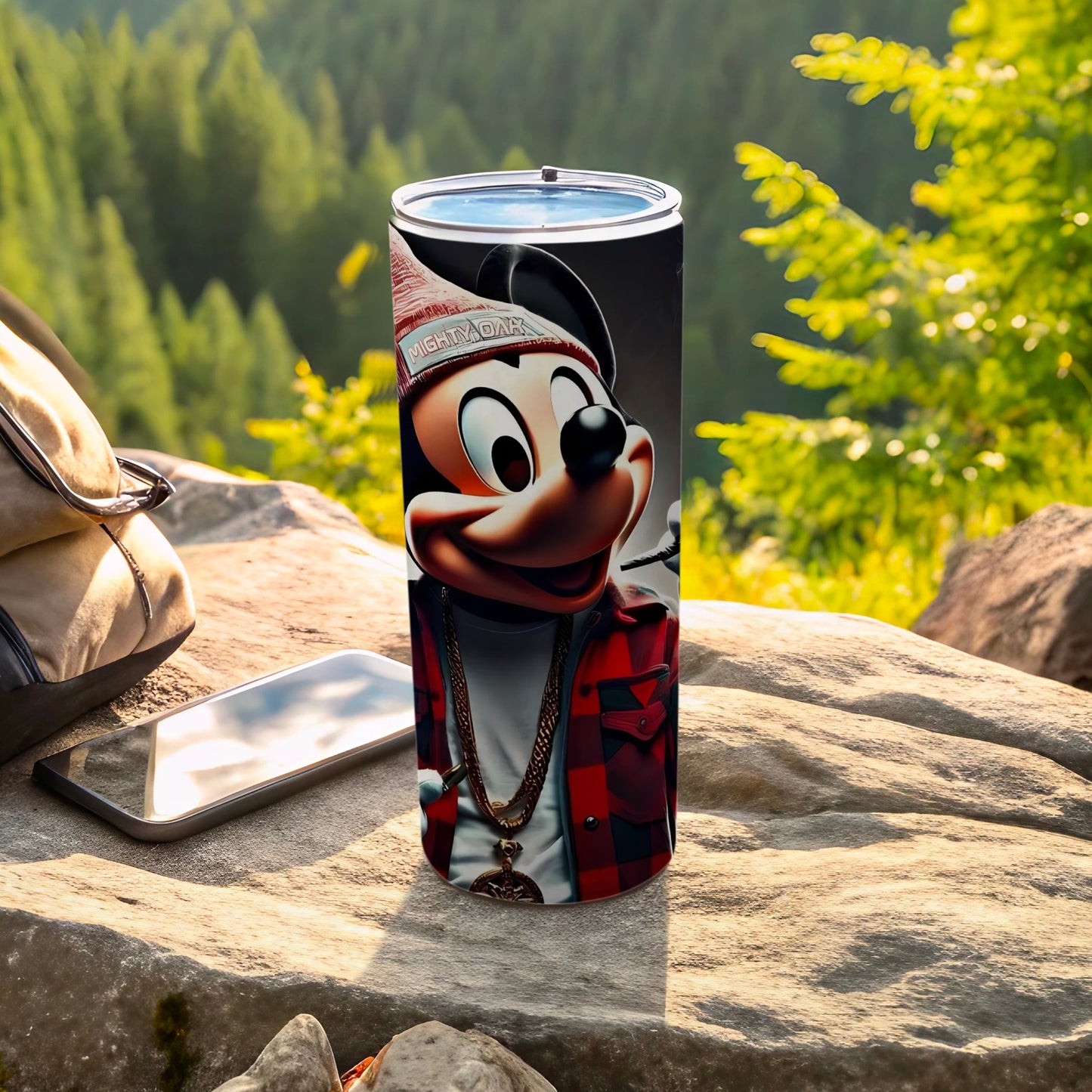 Cool Cartoon Character Travel Tumbler for Outdoor Adventures