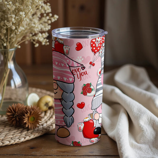 Cute Valentine's Day Themed Insulated Tumbler Cup