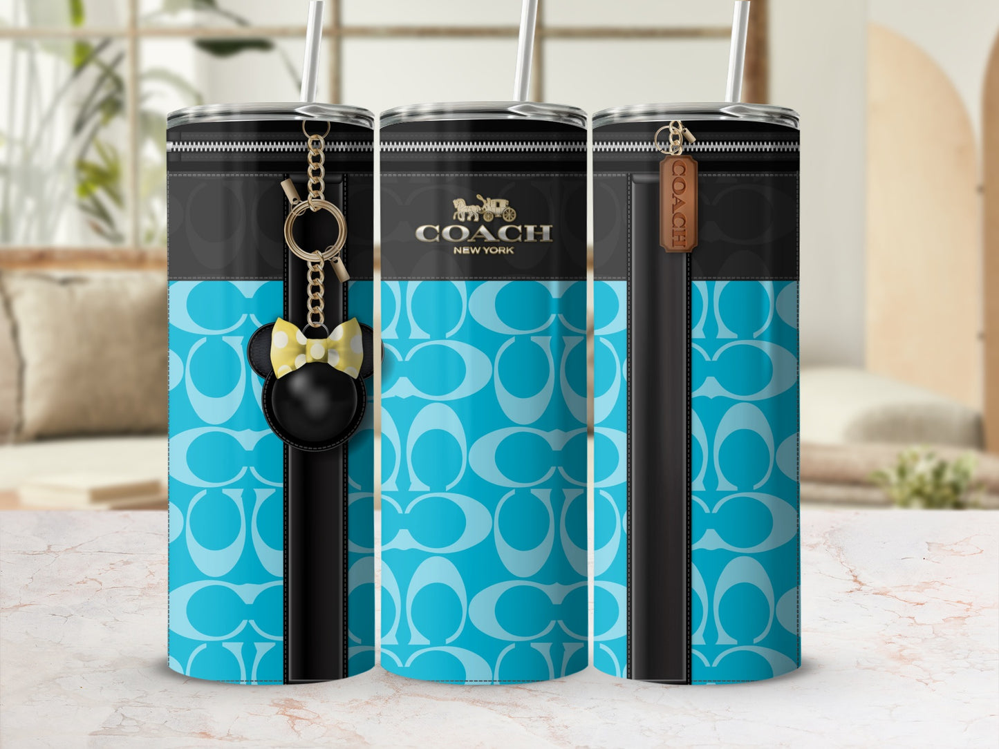 Stylish Coach New York Designer Travel Mug