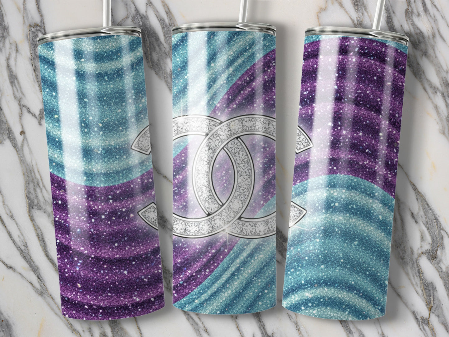 Luxury Sparkling Pattern Design Artwork Image Tumbler
