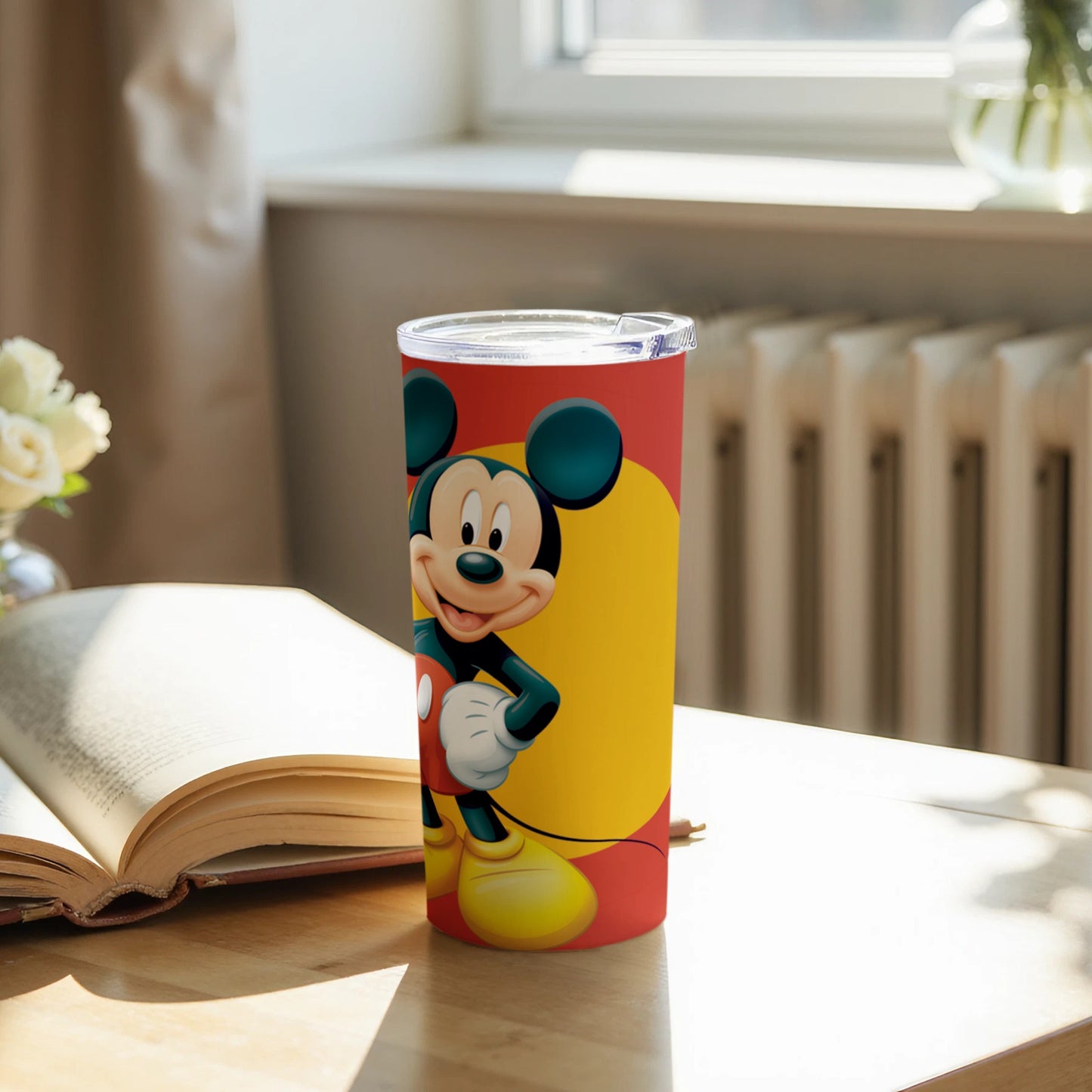 Bright Character Tumbler with Iconic Cartoon Design
