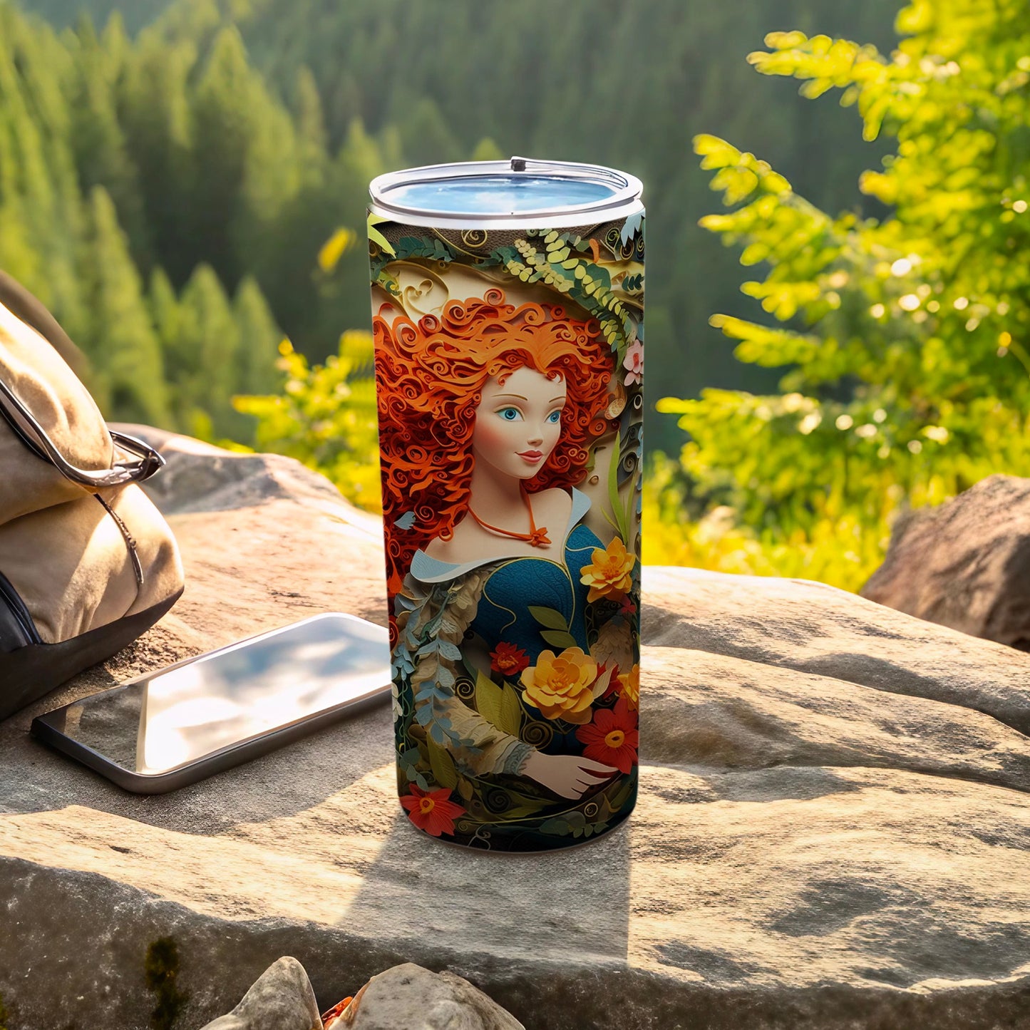 Enchanting Character Travel Tumbler for Outdoor Adventures