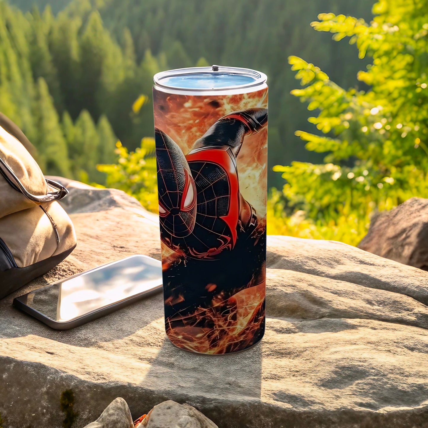Action-Packed Hero Tumbler for Outdoor Adventures