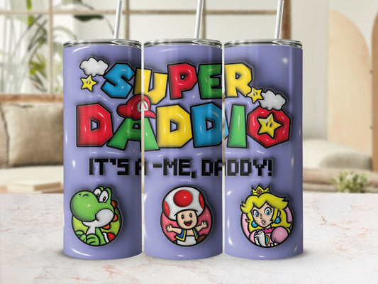 Super Daddy It's A-Me Daddy Colorful Characters Cup