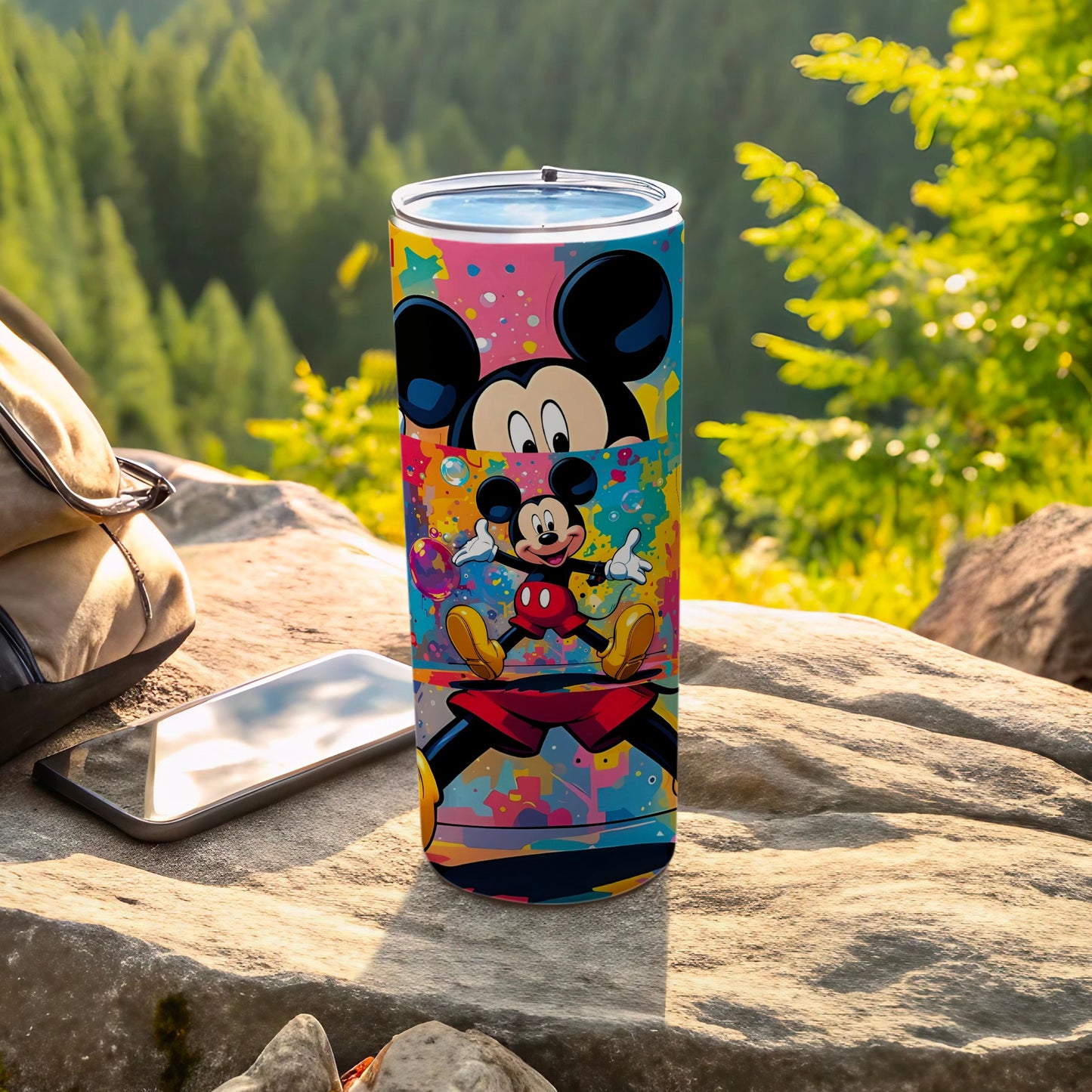 Vibrant Mickey Mouse Character Design Insulated Tumbler
