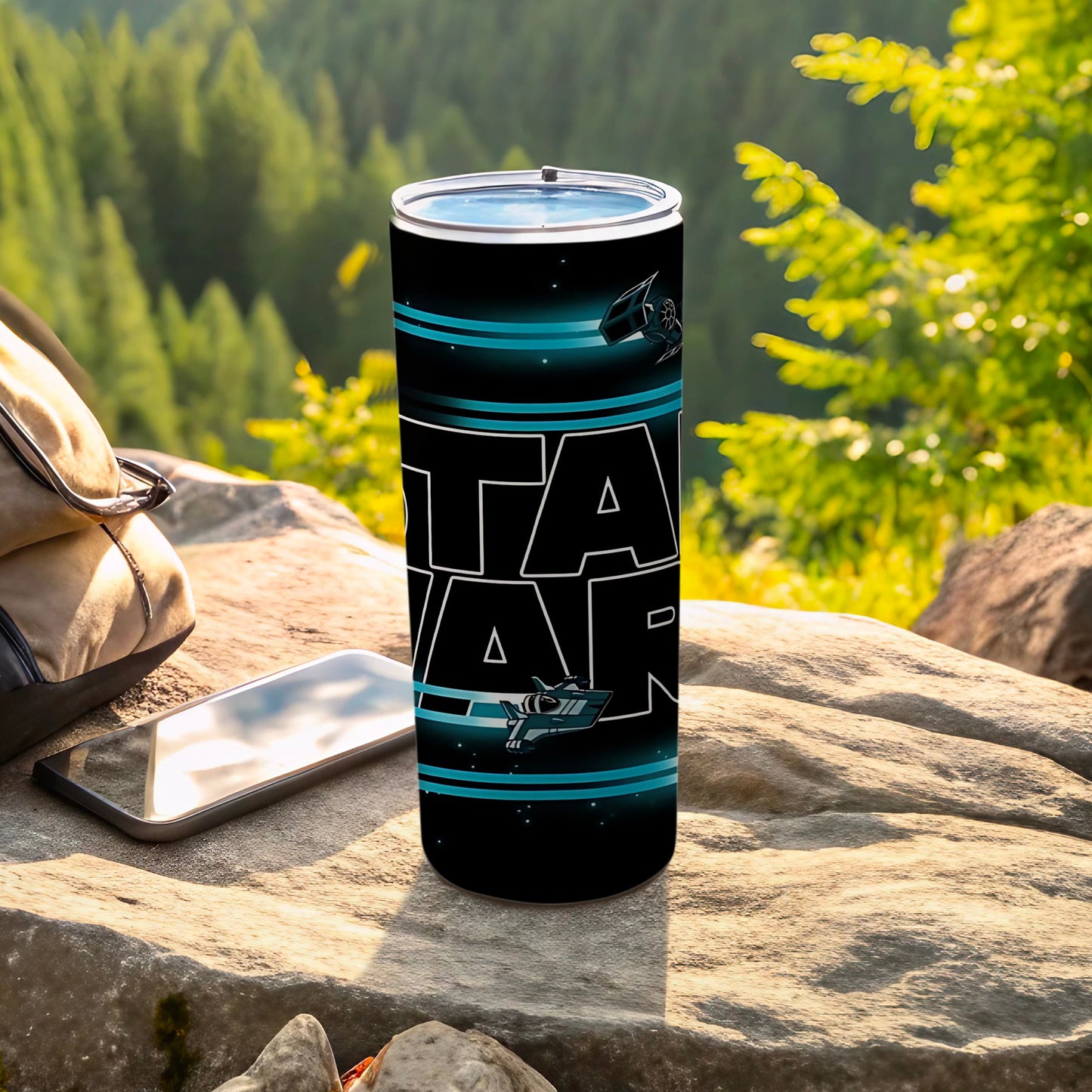 Star Wars TIE Fighter Black Blue Tumbler product type
