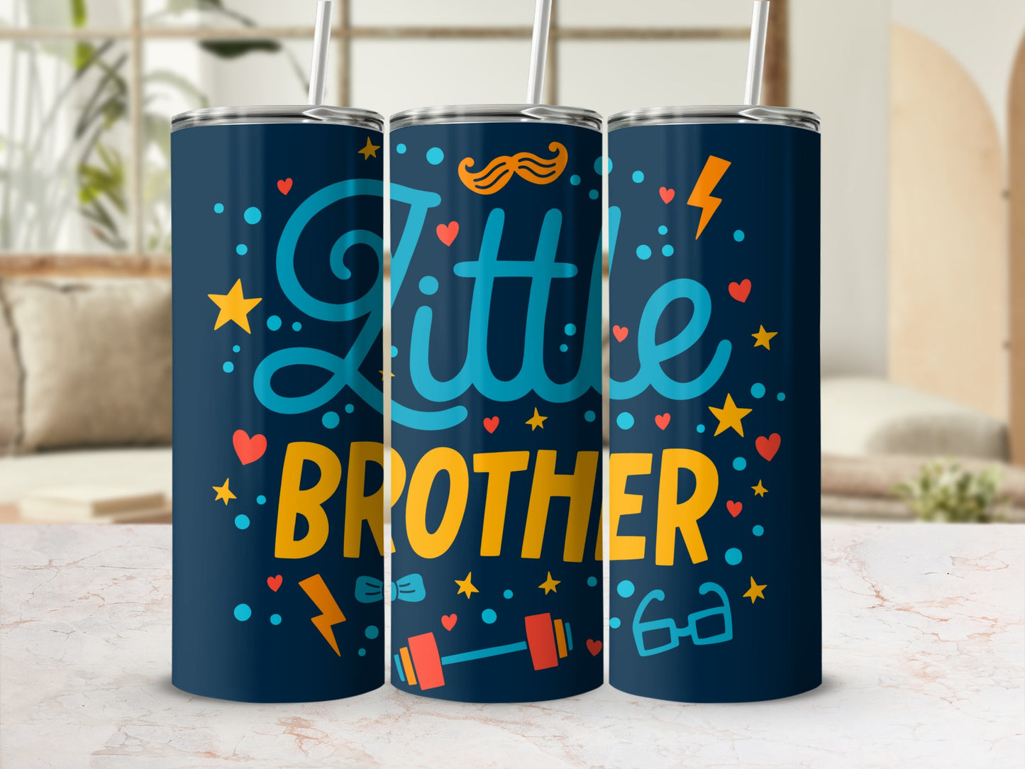 Little Brother Design Personalized Tumbler Cup Product