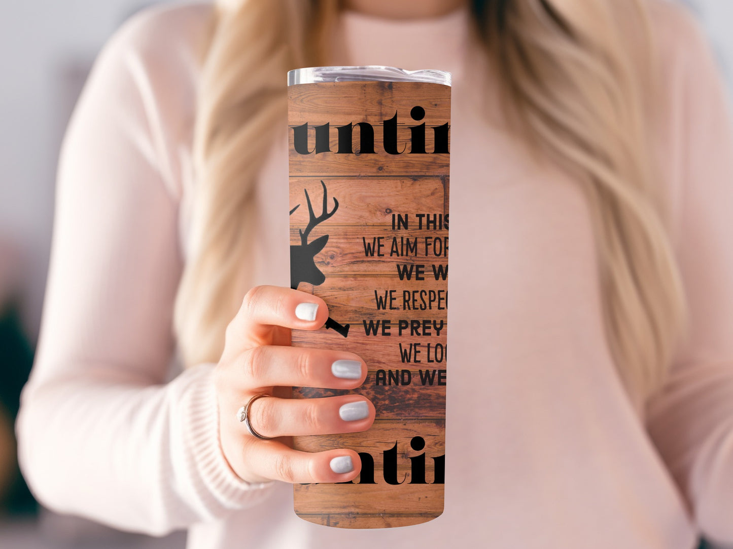 Hunting Themed Insulated Tumbler for Outdoor Enthusiasts