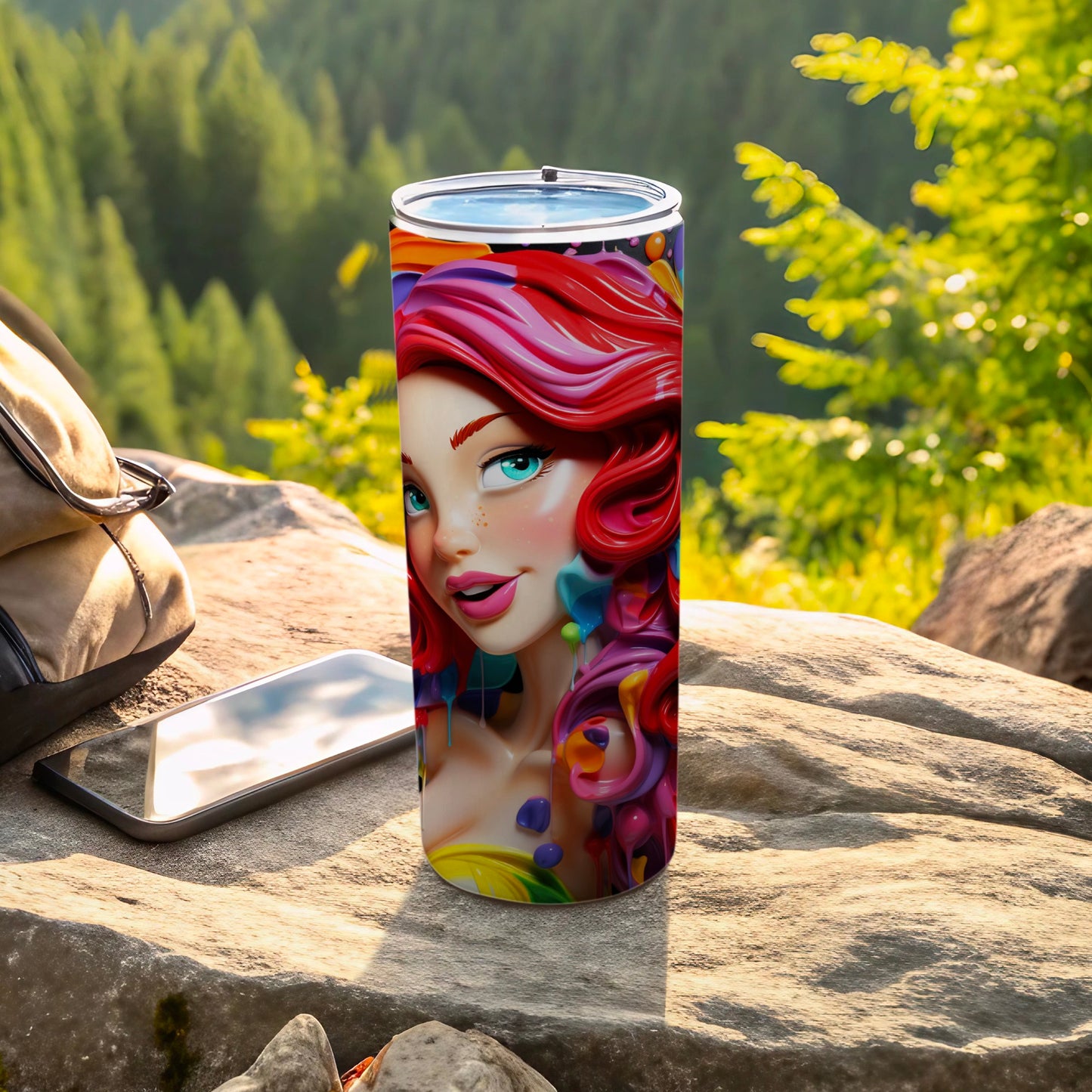 Colorful Character Design Insulated Travel Tumbler
