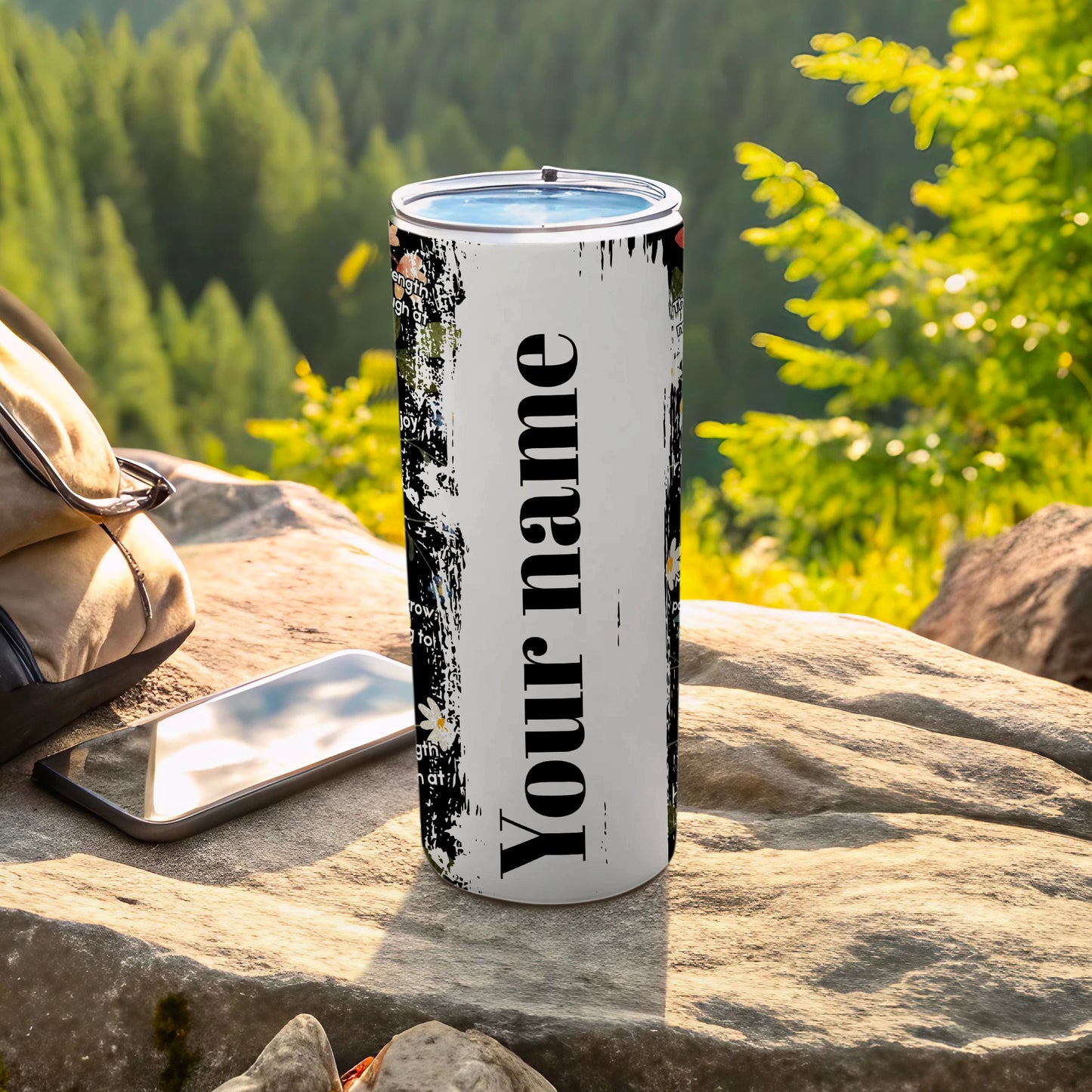 Personalized Your Name Insulated Tumbler for Outdoor Use