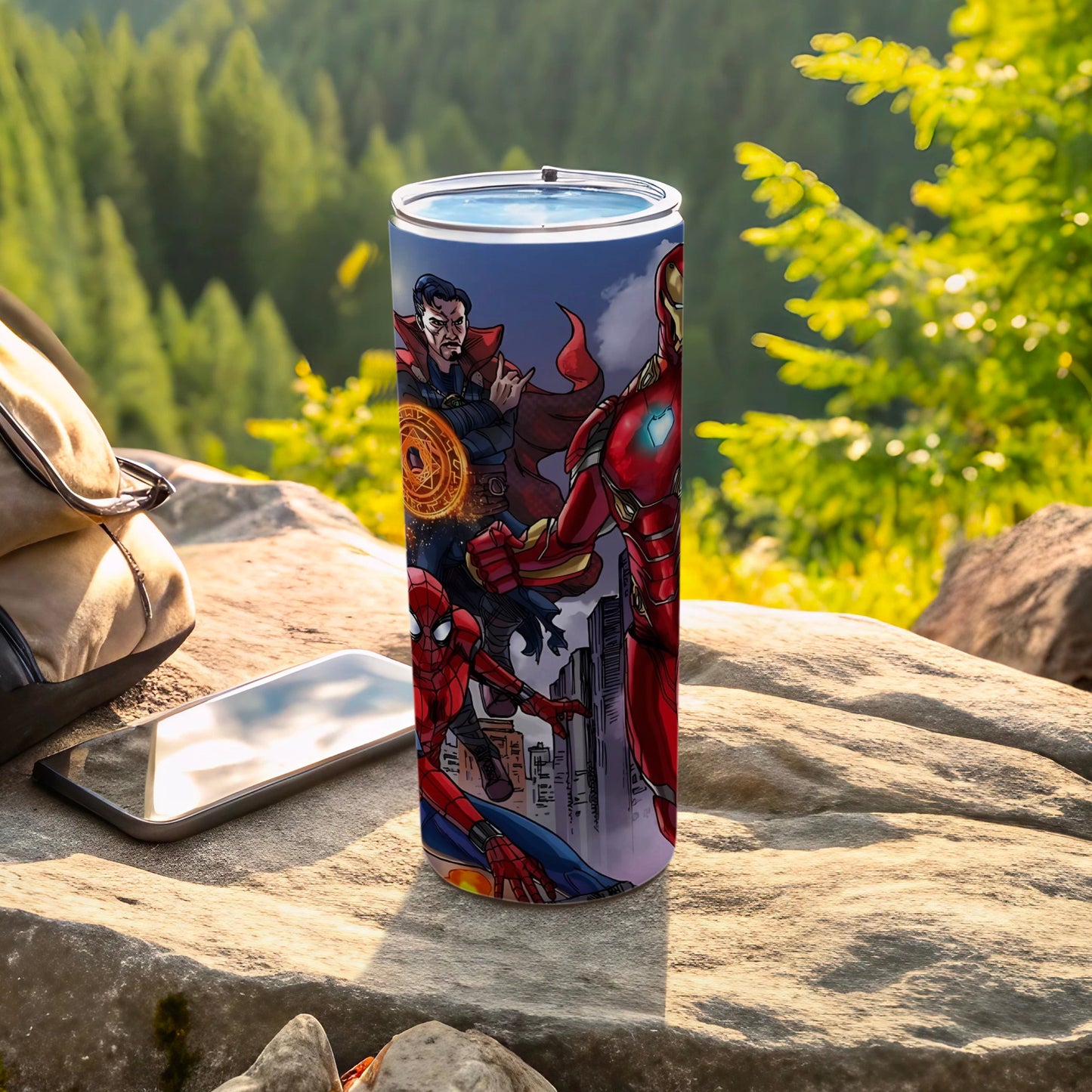 Marvel Superhero Travel Tumbler with Lid
