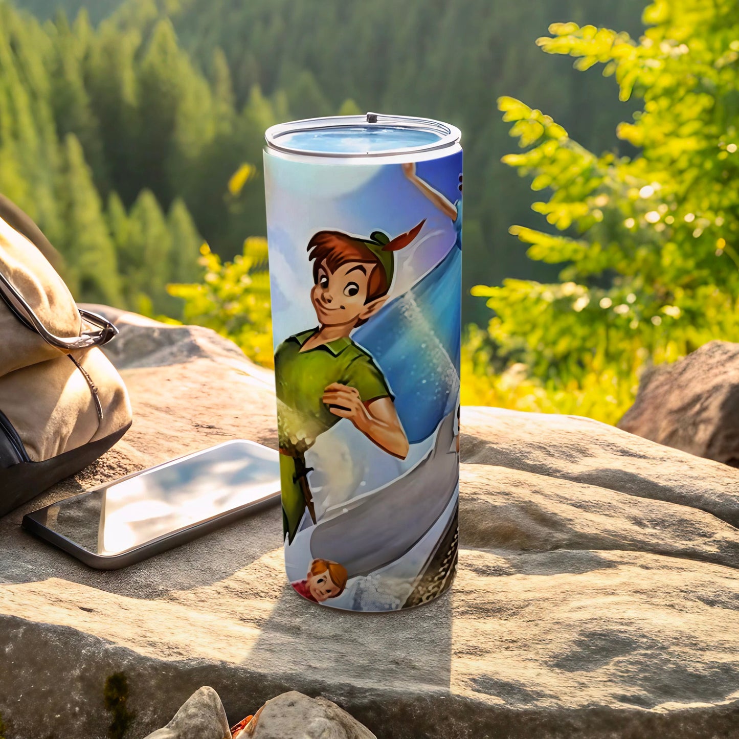 Peter Pan Characters Themed Insulated Tumbler Cup