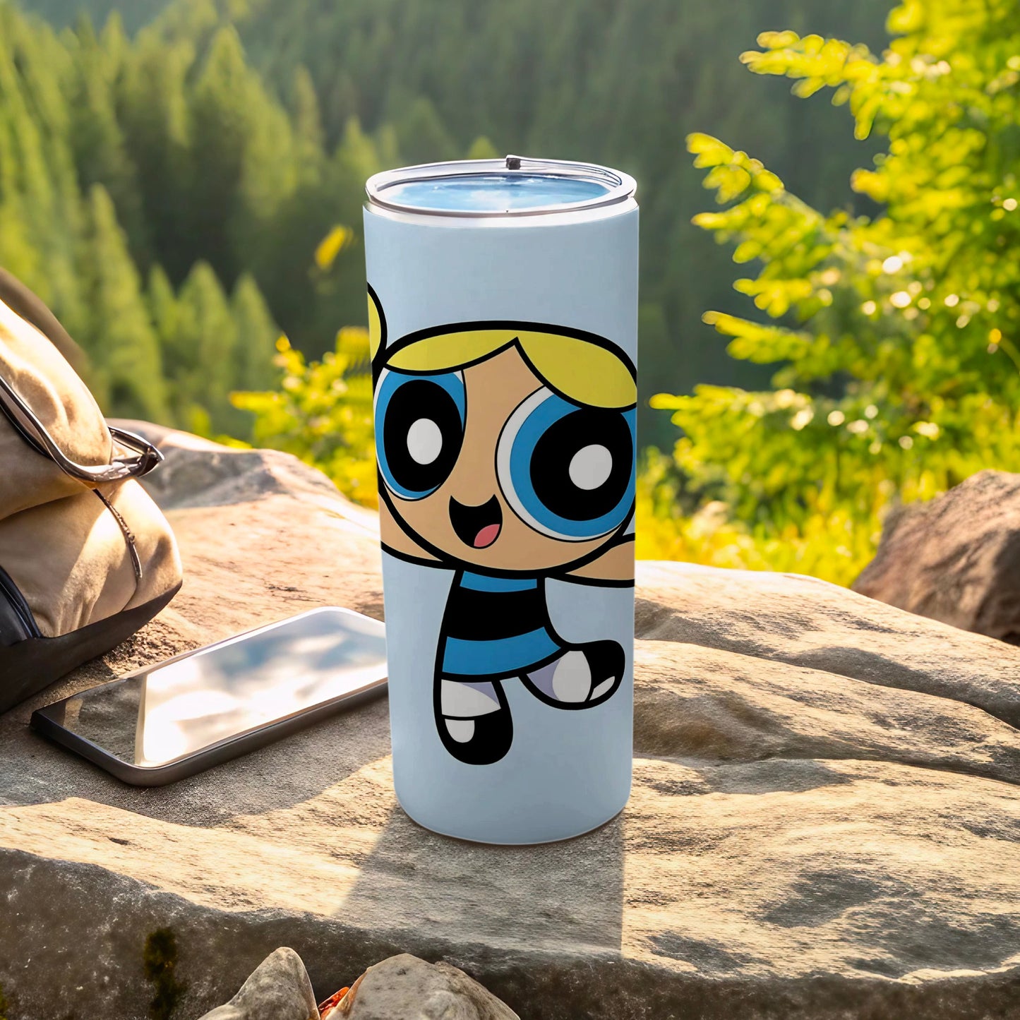Cute Cartoon Character Tumbler for Outdoor Adventures