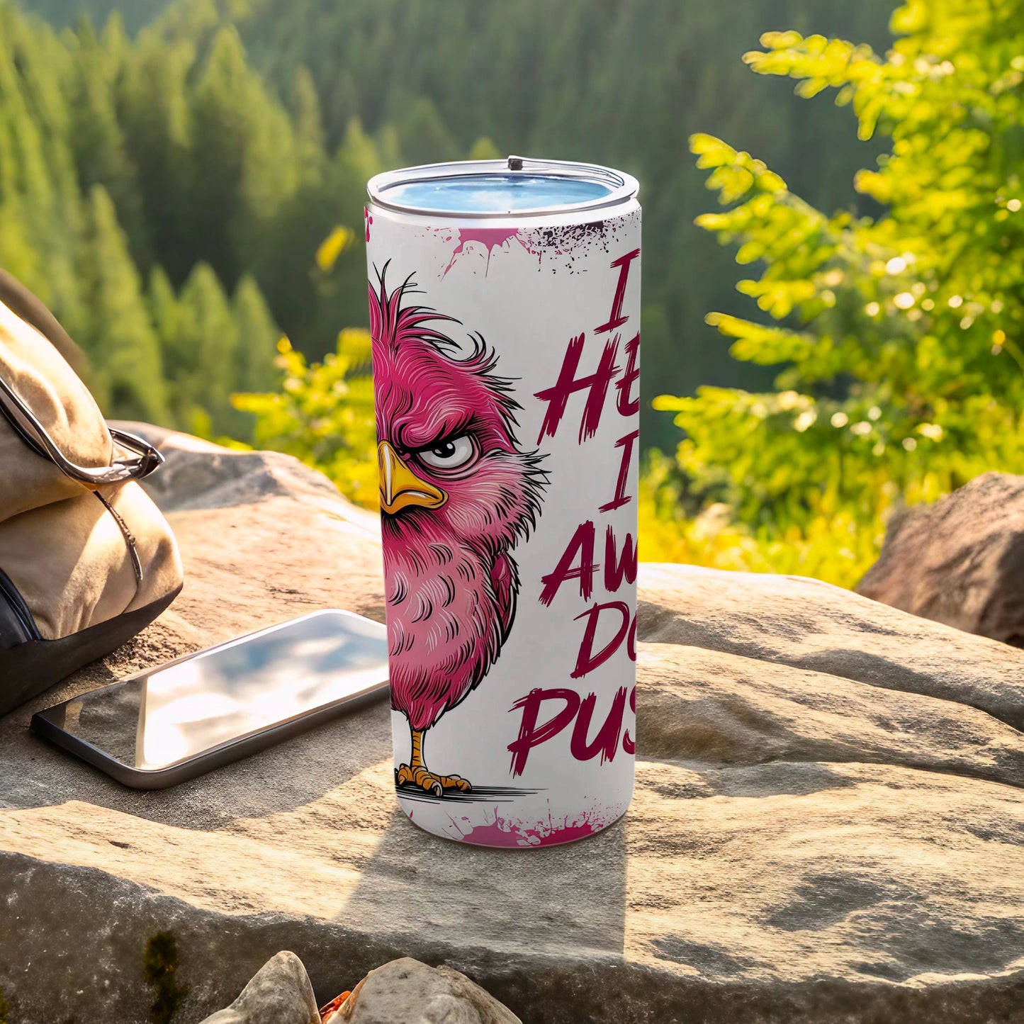 Angry Pink Bird I Hate People I Am A Dog Person Tumbler
Tumbler
Pink Bird
Angry Bird
Dog Person
Dog Lover
Travel Mug
Drinkware
Pet Lover
Funny Quote
Sarcastic Gift
Beverage Holder
Unique Design
Animal Lover
Outdoor Gear
Hiking Drink
Camping Drink
White Design
Humorous Item
Quote Tumbler
Bird Lover