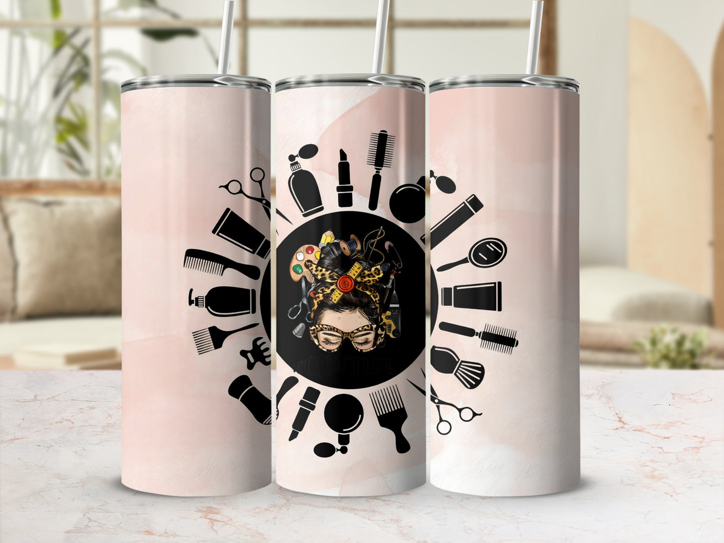 Hairdresser Themed Vacuum Insulated Tumbler