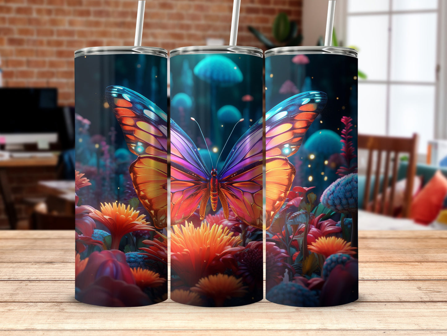 Vibrant Butterfly Glowing Garden Fantasy Ethereal Tumbler product type
Tumbler
Butterfly
Vibrant
Colorful
Glowing garden
Fantasy garden
Floral
Flowers
Magical
Mystical
Whimsical
Ethereal
Dreamlike
Nature inspired
Artistic design
Unique gift
Drinkware
Beverage holder
Iridescent butterfly
Glowing flora