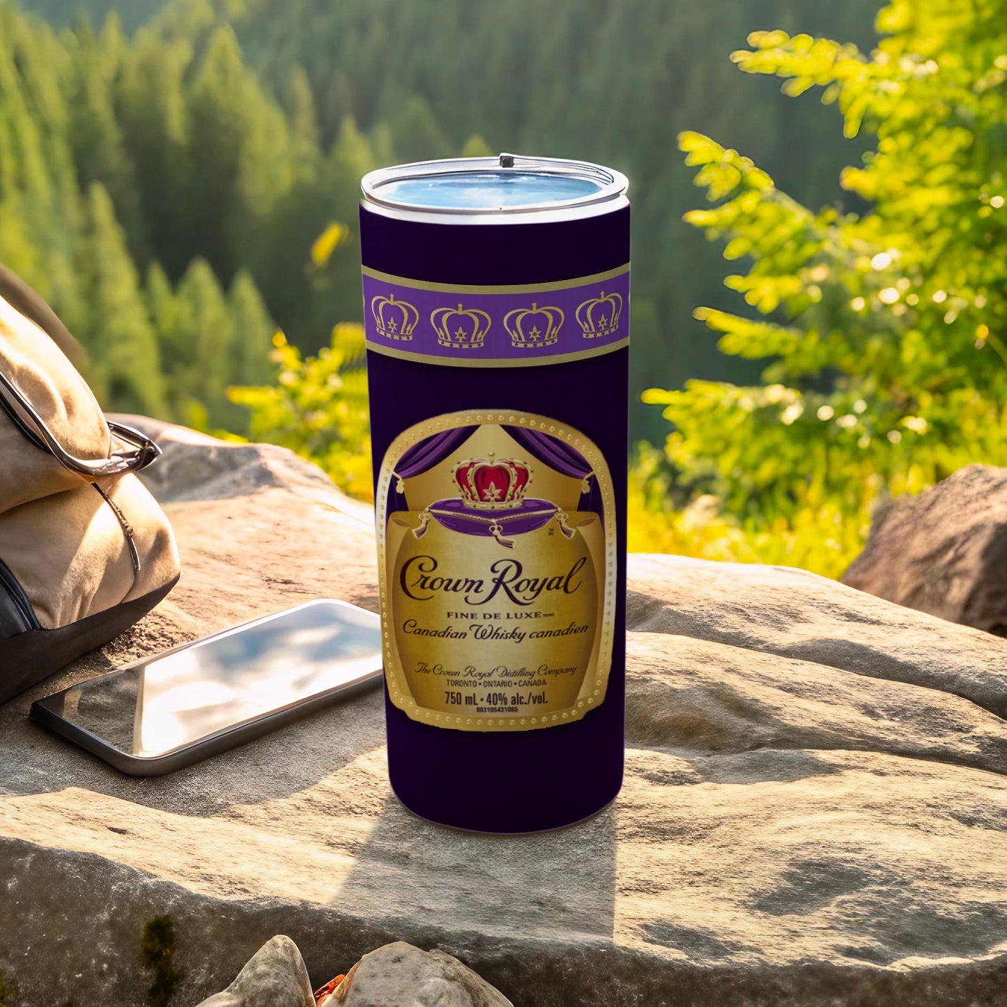 Crown Royal Canadian Whisky Purple Gold Tumbler product type