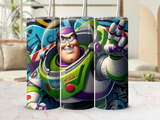 Buzz Lightyear Themed Colorful Tumbler Product