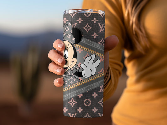 Minnie Mouse and Stylish Patterned Tumbler