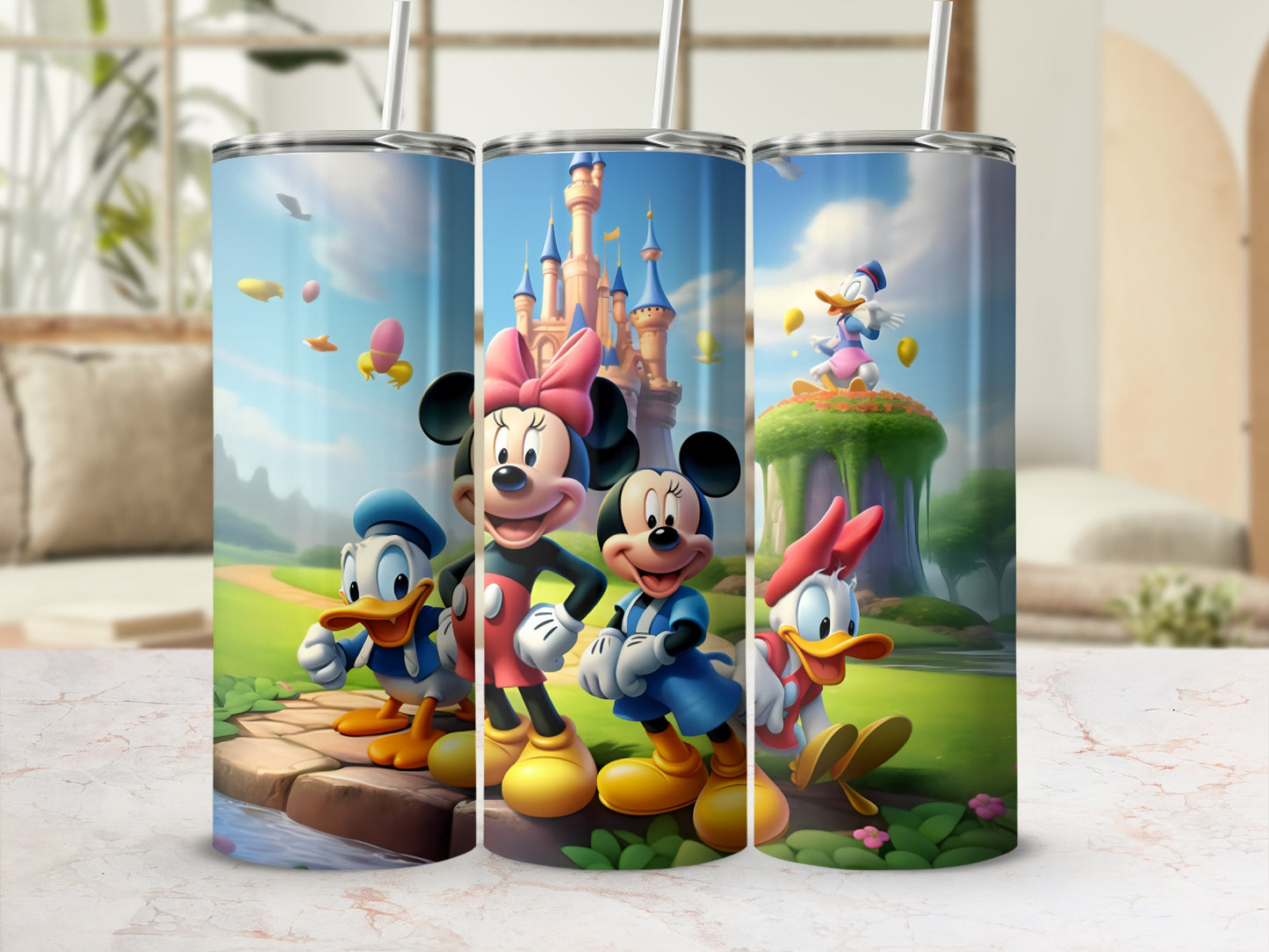Colorful Cartoon Characters Tumbler Cups for Kids