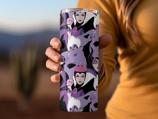 Vibrant Villains Character Design Stainless Steel Tumbler