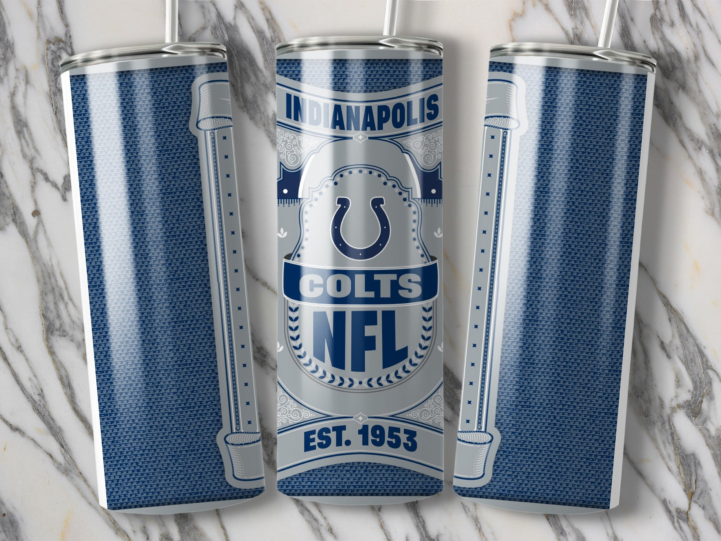 Indianapolis Colts NFL Established 1953 Design Tumbler