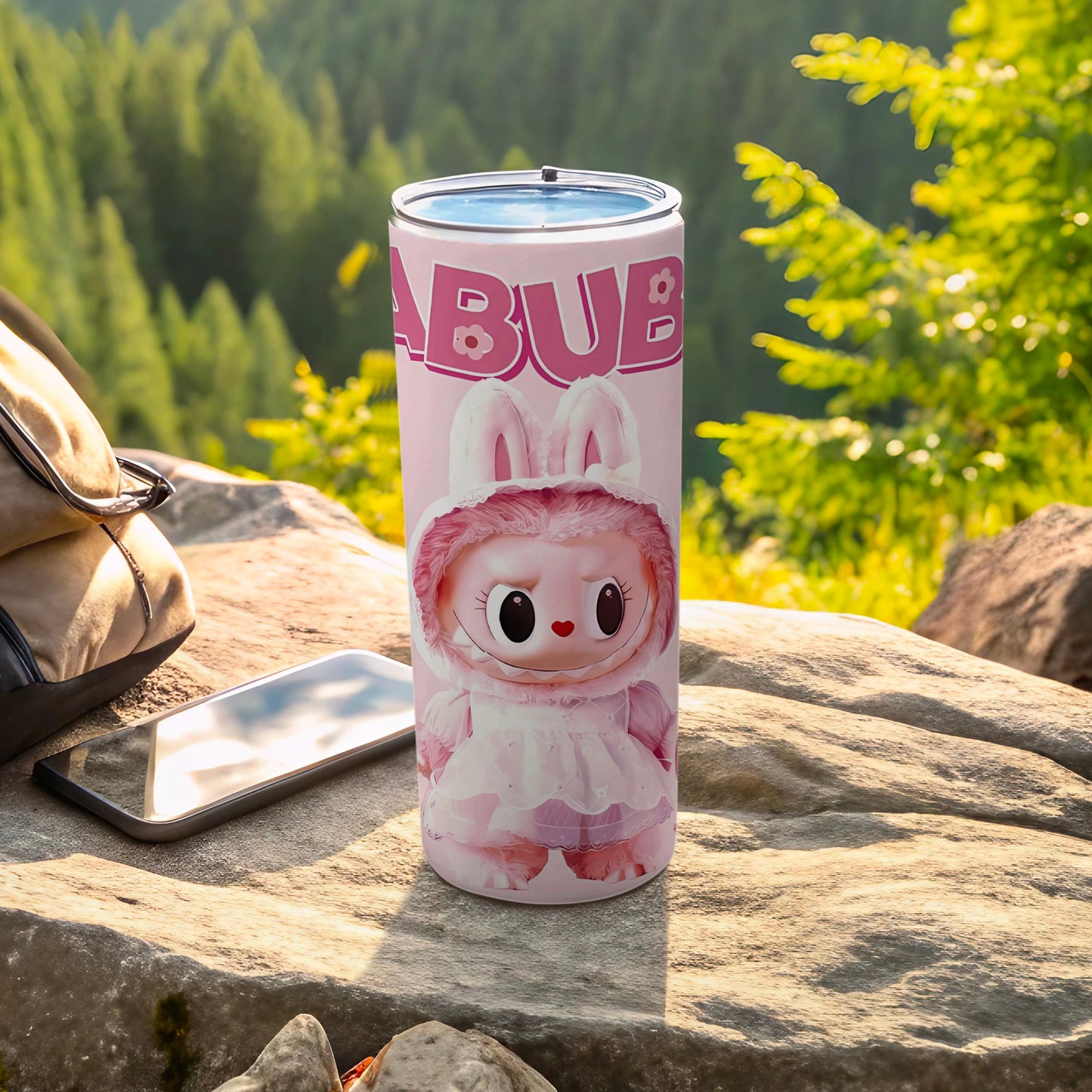 Cute Rabbit Cartoon Character Insulated Tumbler Cup