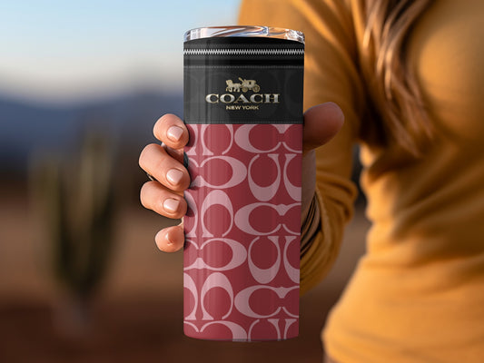 Stylish Coach New York Designer Travel Tumbler Cup