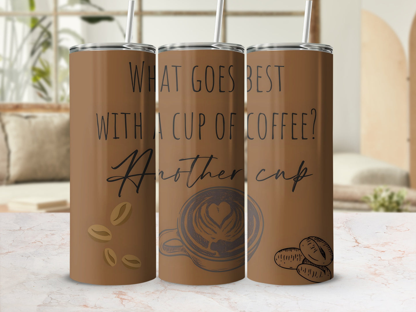 What Goes Best With A Cup of Coffee Insulated Travel Tumbler