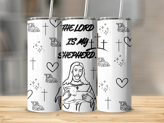 The Lord Is My Shepherd Tumbler Christian Gift Cup