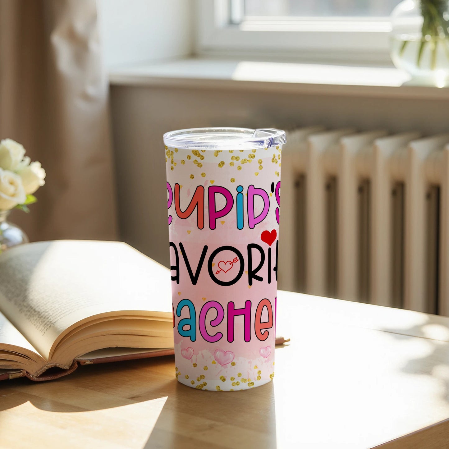Cupids Favorite Teacher Insulated Tumbler