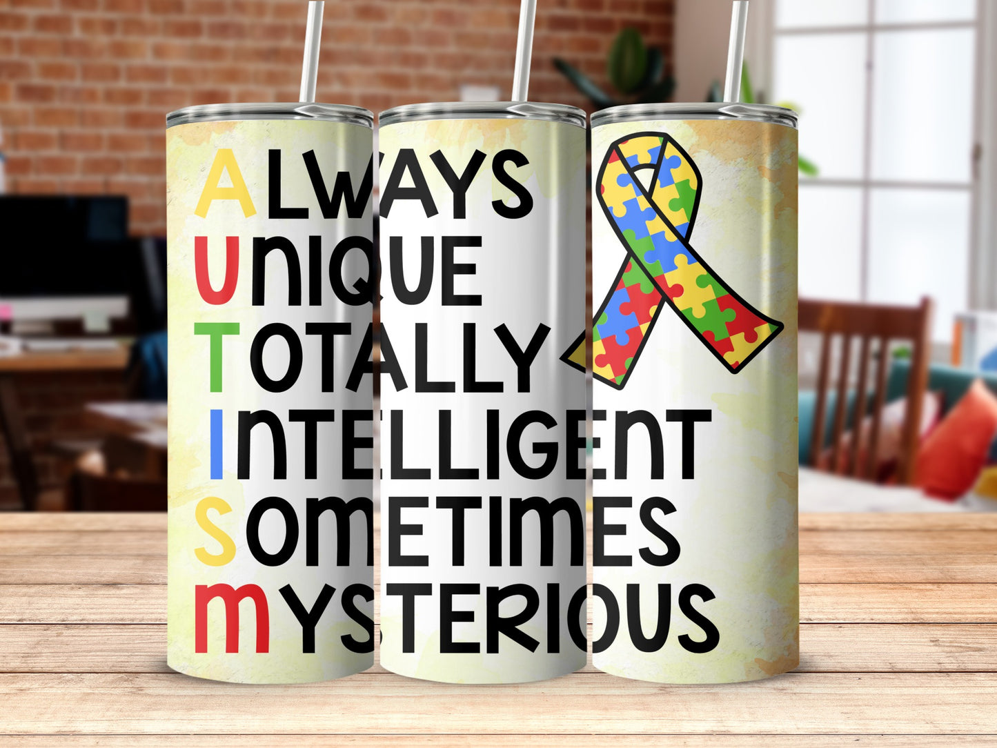 Always Unique Totally Intelligent Sometimes Mysterious Tumbler