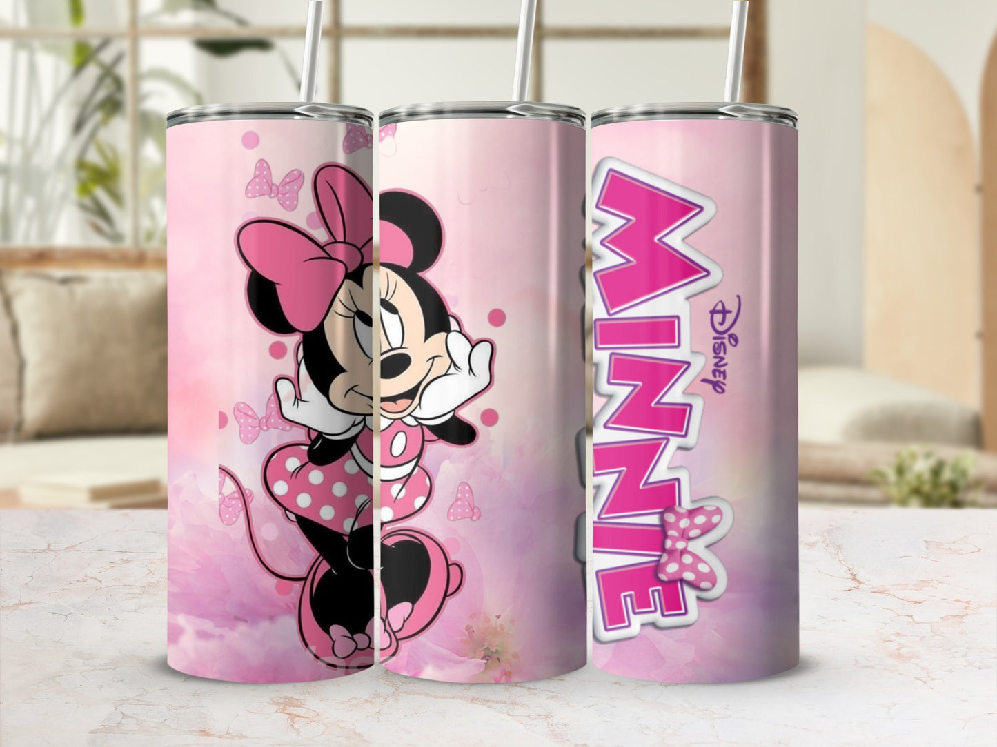 Adorable Minnie Mouse Tumbler for Kids and Disney Fans