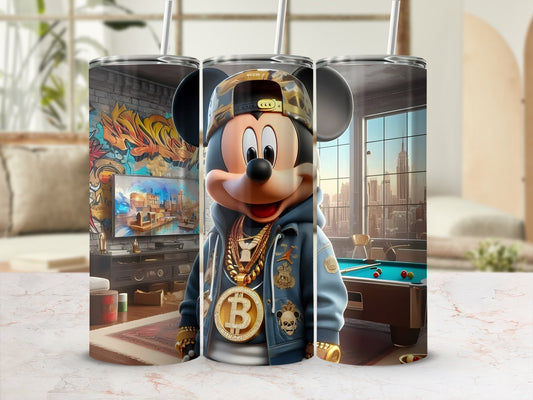 Trendy Mickey Mouse in Urban Art Style Tumbler