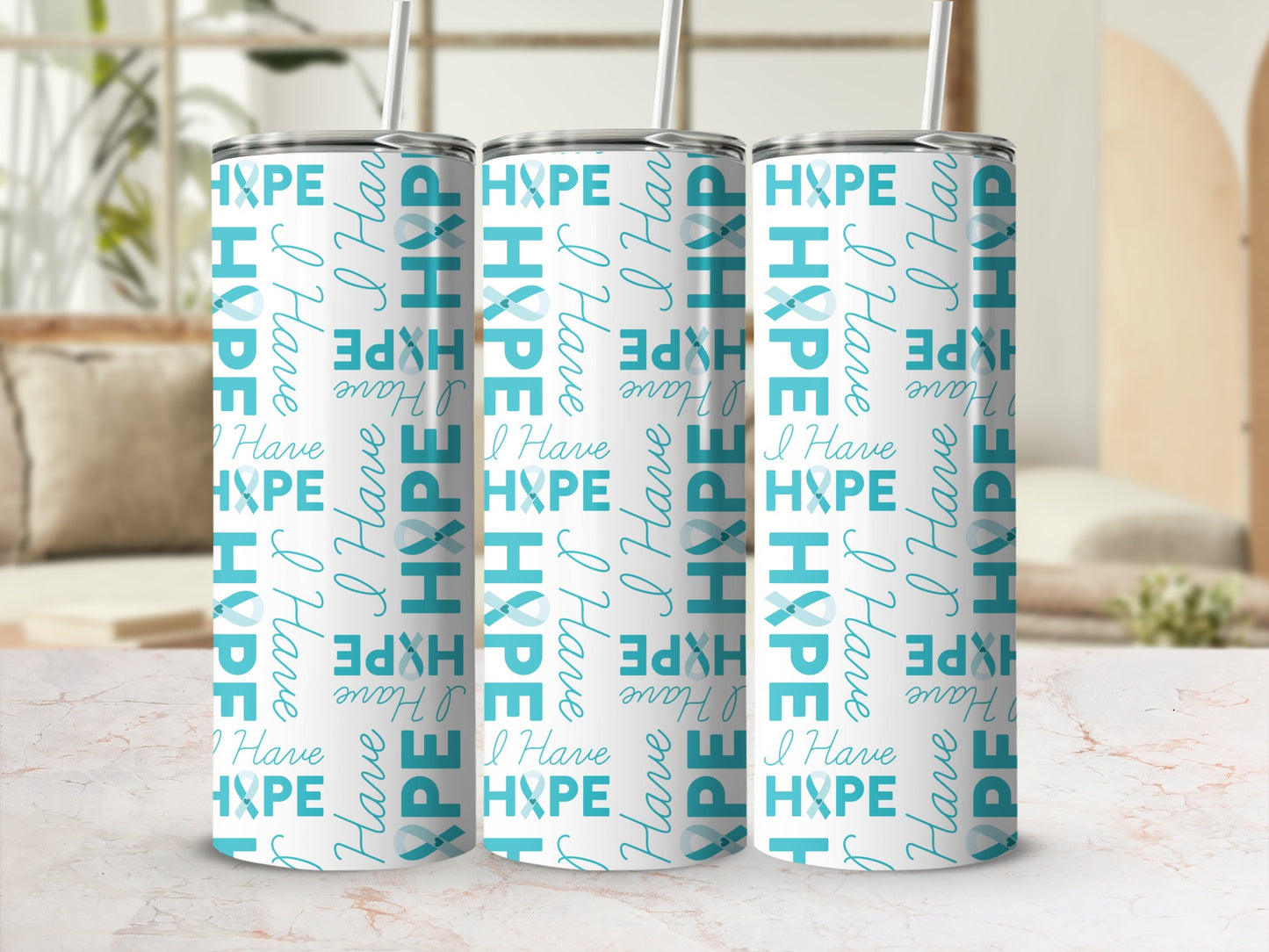 I Have Hope Inspiring Motivational Tumbler Cup