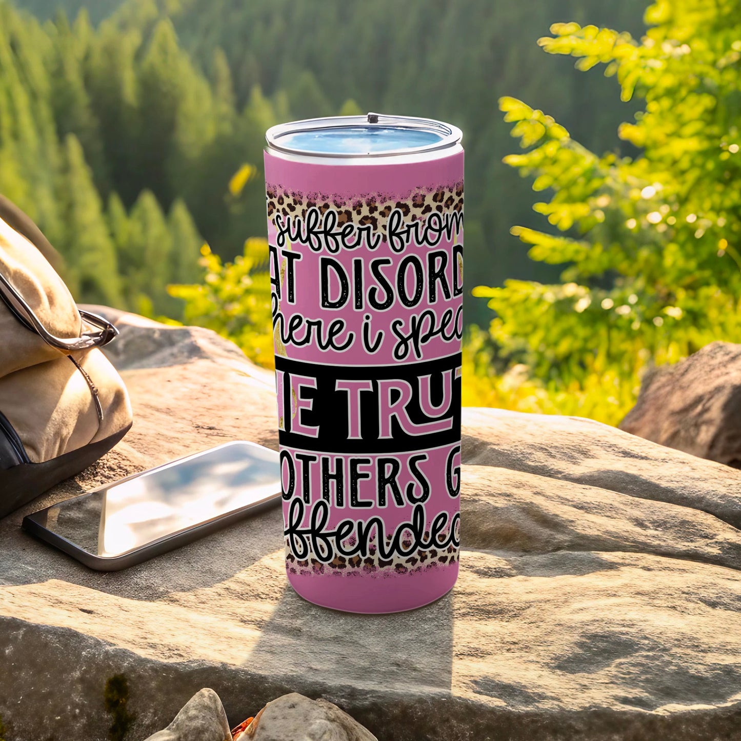 Pink Leopard Truth Speaker Funny Quote Tumbler product type
Tumbler
PinkTumbler
LeopardPrint
FunnyQuote
SassyDrinkware
TruthSpeaker
GiftIdea
InsulatedTumbler
TravelMug
OutdoorGear
NatureLover
MountainTheme
Drinkware
UniqueGift
StatementPiece
AnimalPrint
StainlessSteel
HumorousSaying
BirthdayGift
AdventureAccessory