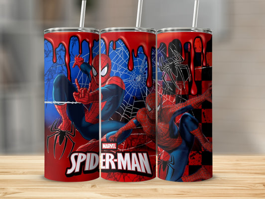Marvel Spider-Man Superhero Tumbler With Straw