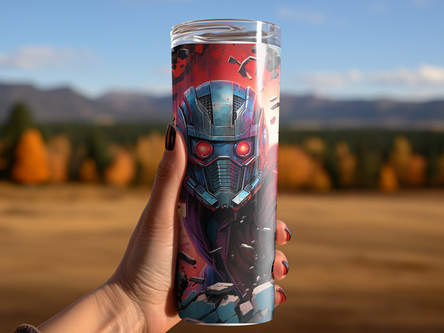 Enjoy Futuristic Vibes with this Tumbler