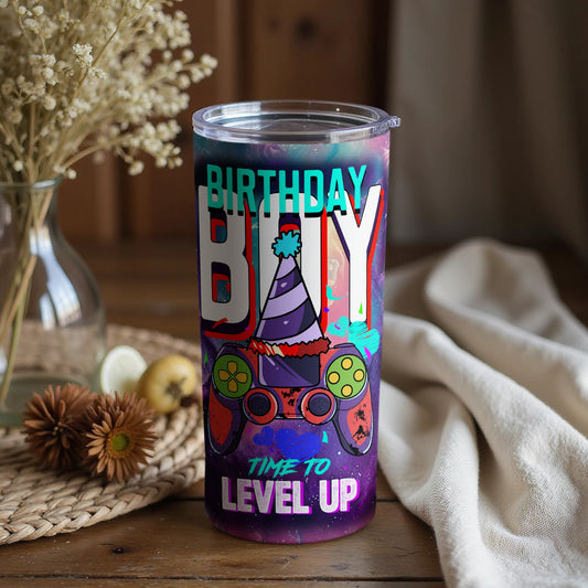 Birthday Boy Time To Level Up Cup