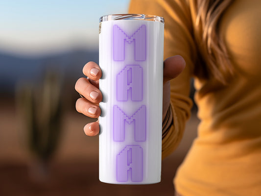 Stylish MAMA Design Insulated Travel Tumbler Cup