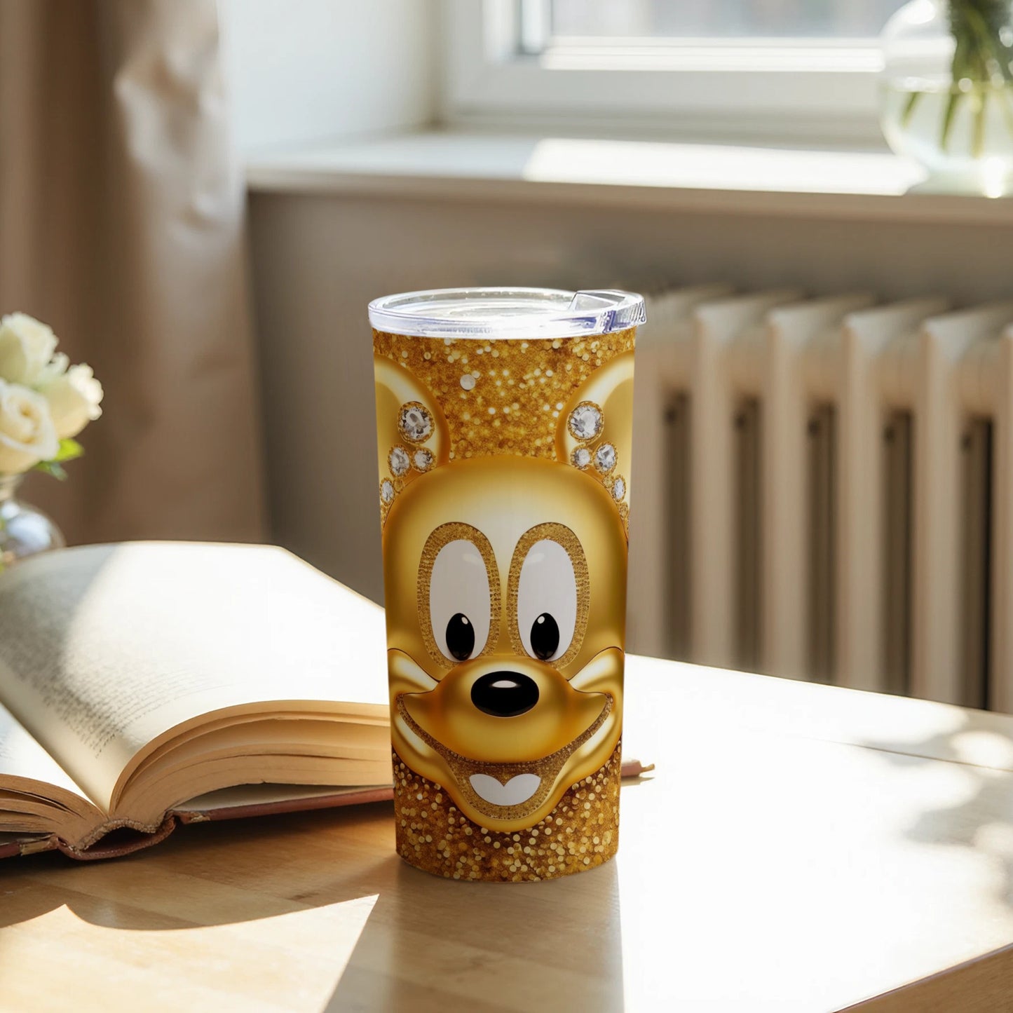 Sparkling Cartoon Character Insulated Tumbler