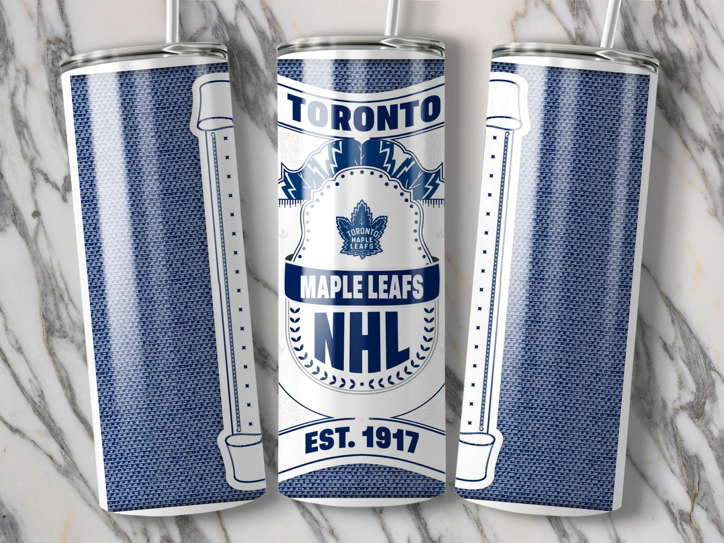 Toronto Maple Leafs Est 1917 NHL Hockey Team Tumbler